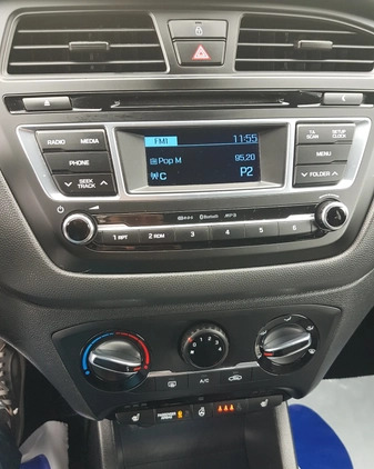 Hyundai i20 cena 39900 przebieg: 151742, rok produkcji 2017 z Jabłonowo Pomorskie małe 277